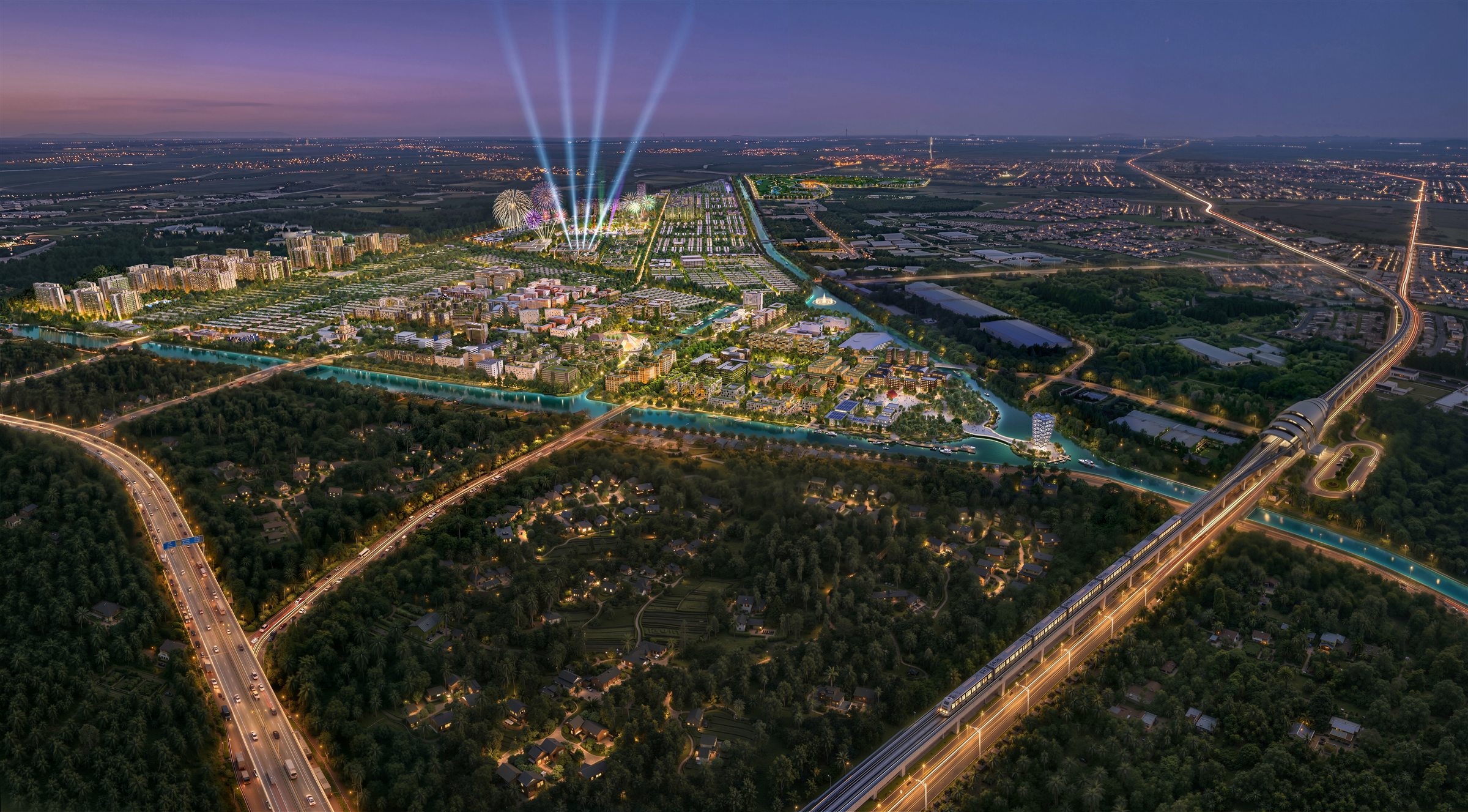 Phối cảnh Vinhomes Saigon Park nhìn từ Metro