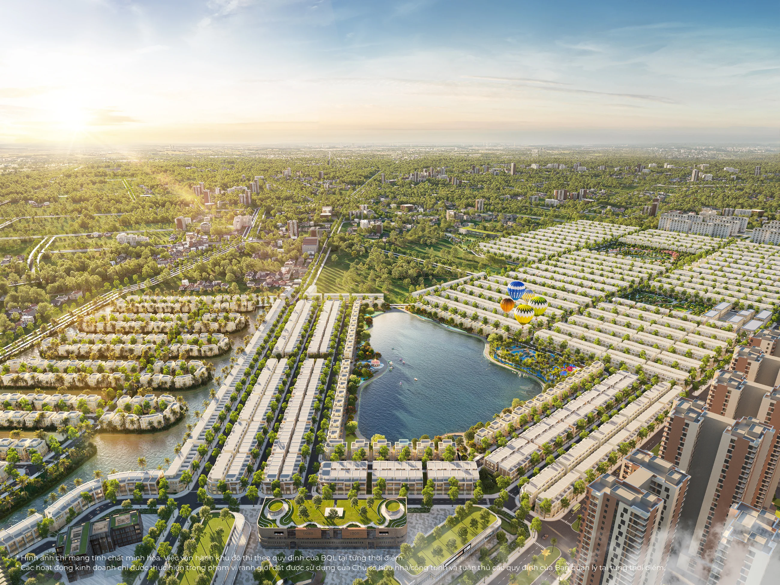 Phối cảnh dự án về đêm