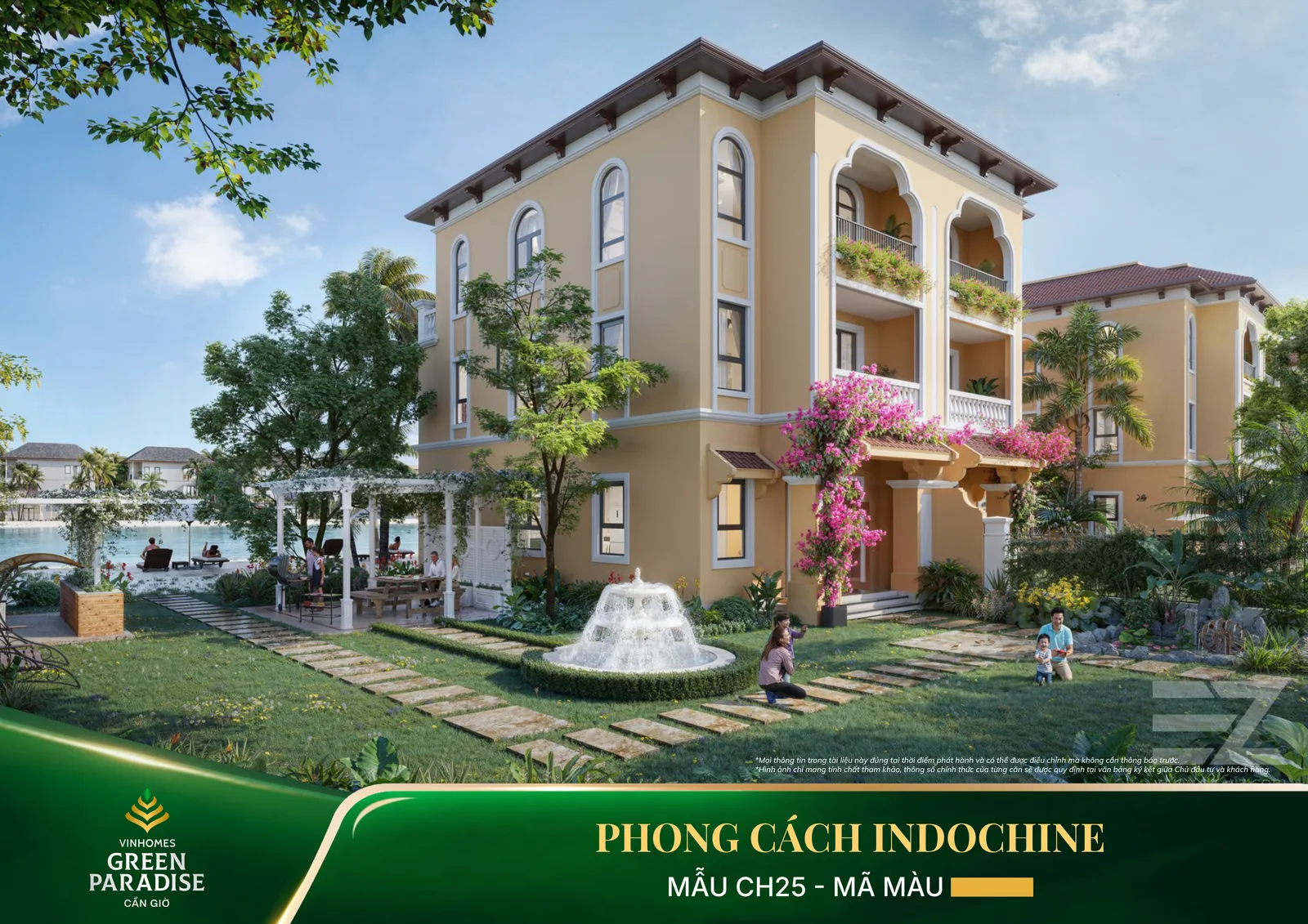Mẫu CH25 biệt thự đơn lập góc